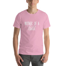 Load image into Gallery viewer, Mother of a tiny & mighty fighter Unisex T-Shirt