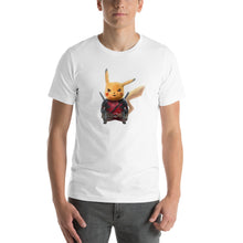 Load image into Gallery viewer, Cute Pikachu wears Deadpool costume Unisex T-Shirt