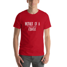 Load image into Gallery viewer, Mother of a tiny & mighty fighter Unisex T-Shirt