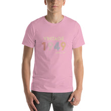 Load image into Gallery viewer, Vintage 1949, April 24th Unisex T-Shirt