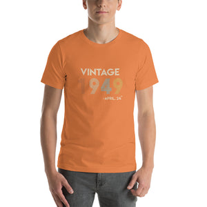 Vintage 1949, April 24th Unisex T-Shirt