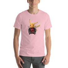 Load image into Gallery viewer, Cute Pikachu wears Deadpool costume Unisex T-Shirt
