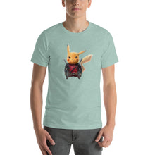 Load image into Gallery viewer, Cute Pikachu wears Deadpool costume Unisex T-Shirt

