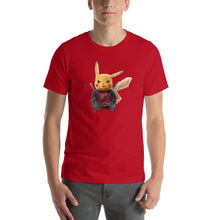 Load image into Gallery viewer, Cute Pikachu wears Deadpool costume Unisex T-Shirt
