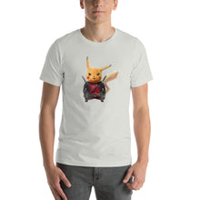 Load image into Gallery viewer, Cute Pikachu wears Deadpool costume Unisex T-Shirt
